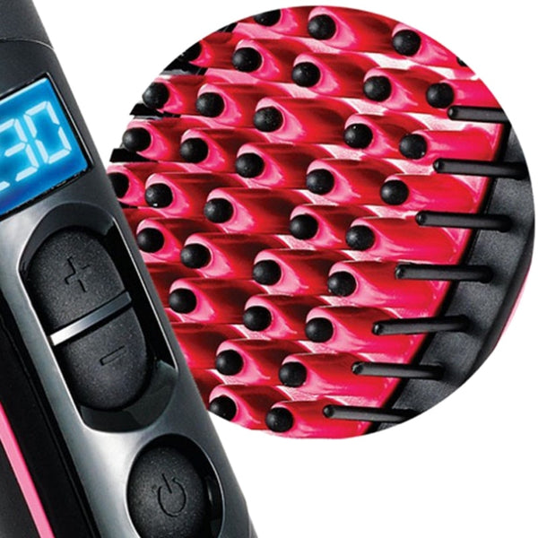 Portable Electric Straightening Hair Brush // Professional LCD Display