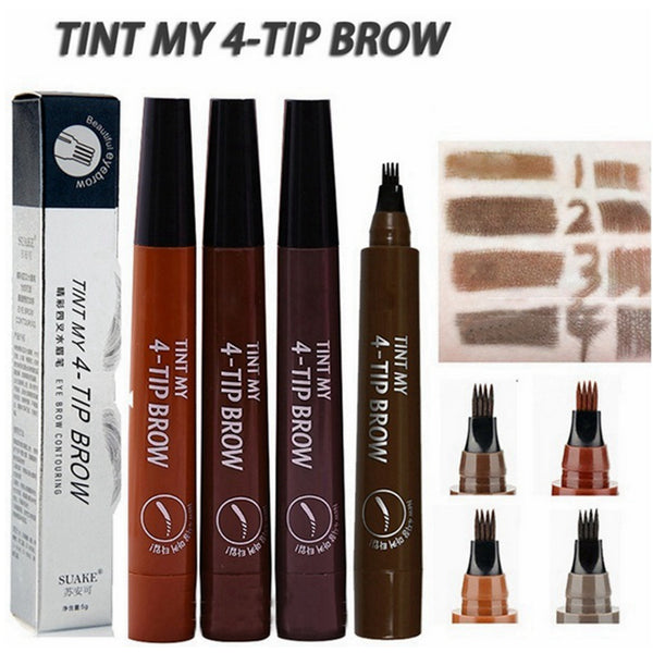 Microblading Eyebrow Pen Waterproof Fork Tip