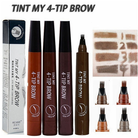 Microblading Eyebrow Pen Waterproof Fork Tip