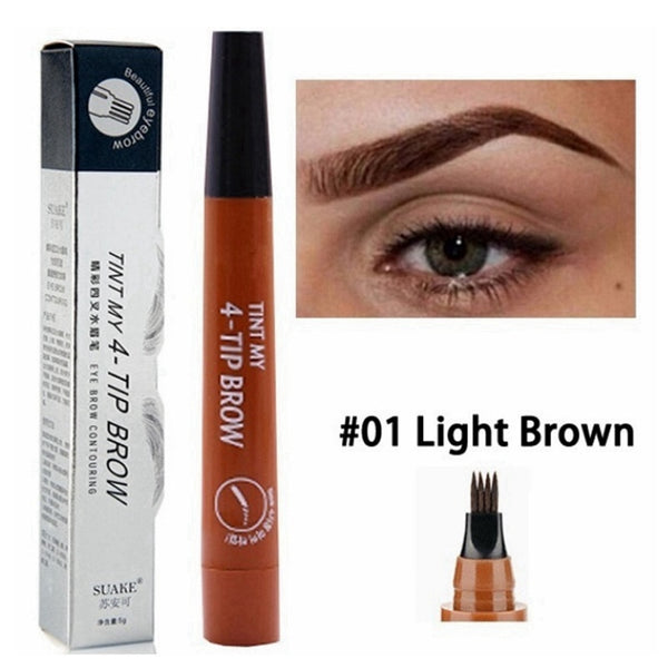 Microblading Eyebrow Pen Waterproof Fork Tip