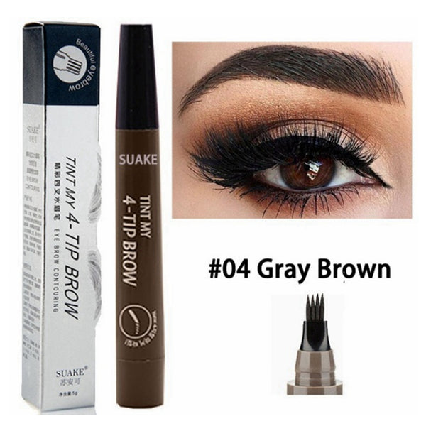 Microblading Eyebrow Pen Waterproof Fork Tip