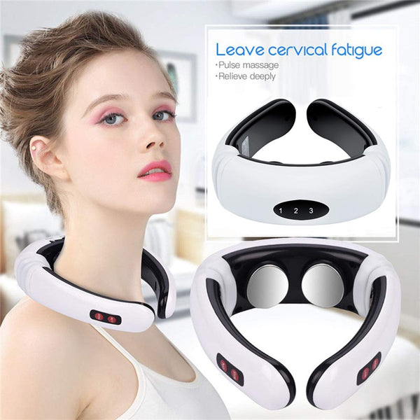 Smart Neck Massager with Infrared Heating Pain Relief