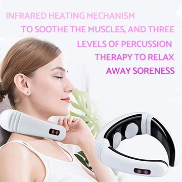 Smart Neck Massager with Infrared Heating Pain Relief